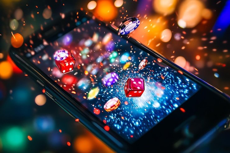 Antarmuka seluler ban togel menampilkan pilihan permainan Captain's Bounty dengan dealer langsung